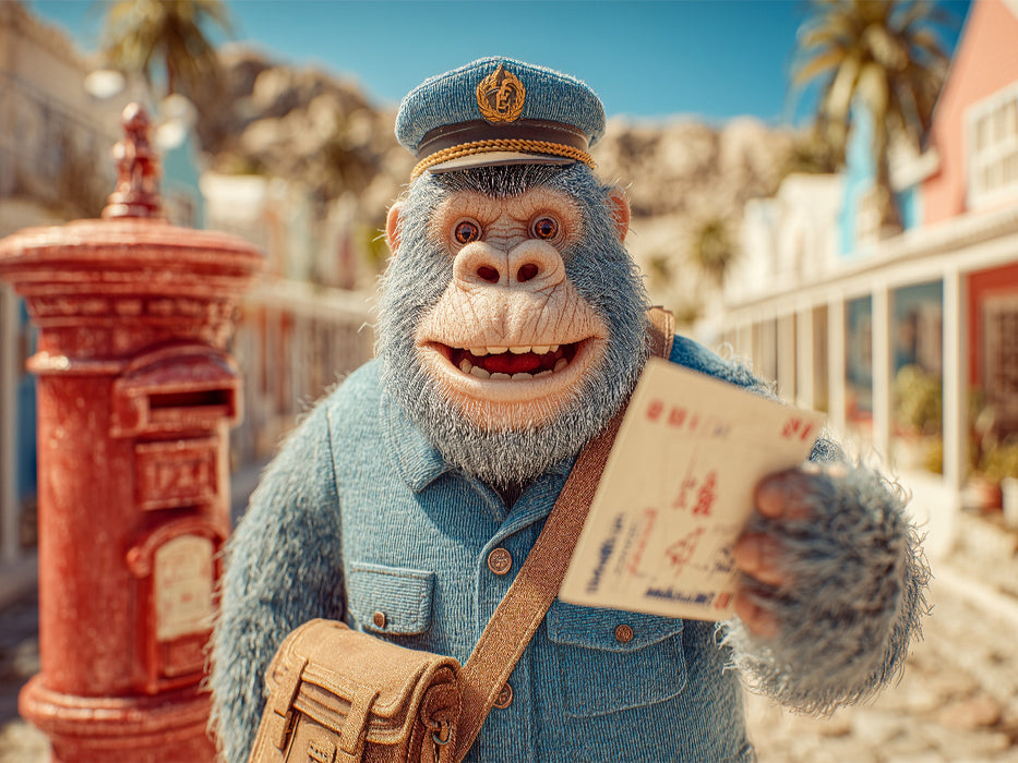 Paulchen, der Postbote - CALVENDO Foto-Puzzle'