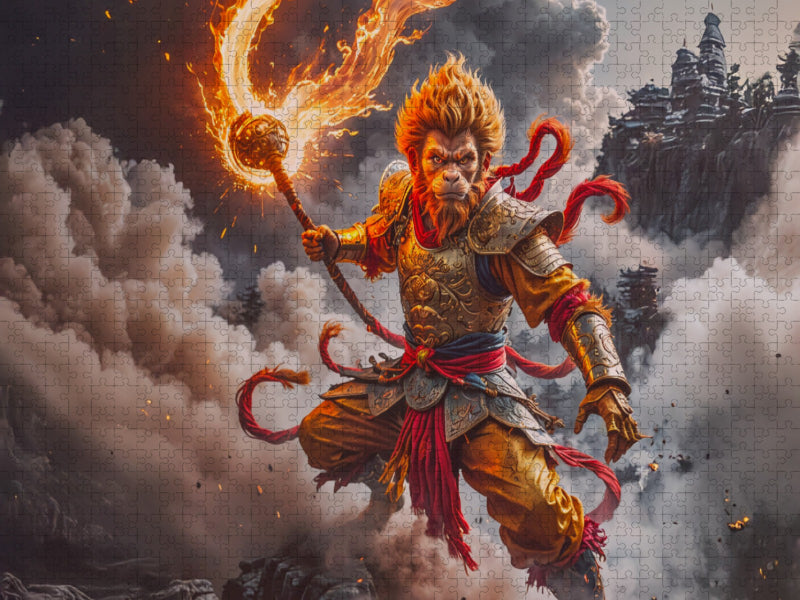 Sun Wukong, der Affenkönig - CALVENDO Foto-Puzzle'