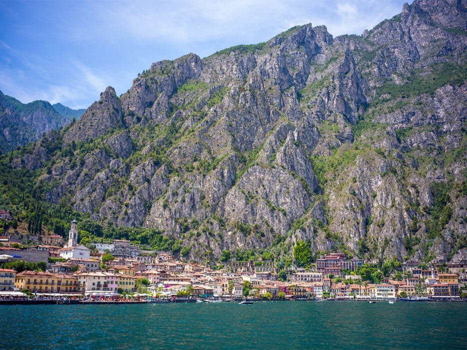 Blick auf Limone sul Garda - CALVENDO Foto-Puzzle'