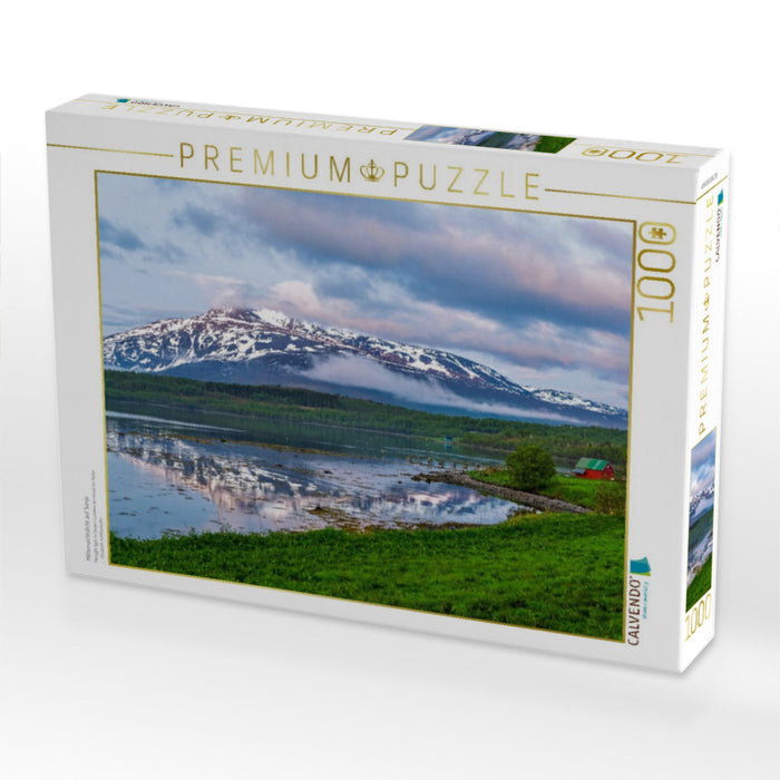 Mitternachtslicht auf Senja - CALVENDO Foto-Puzzle'