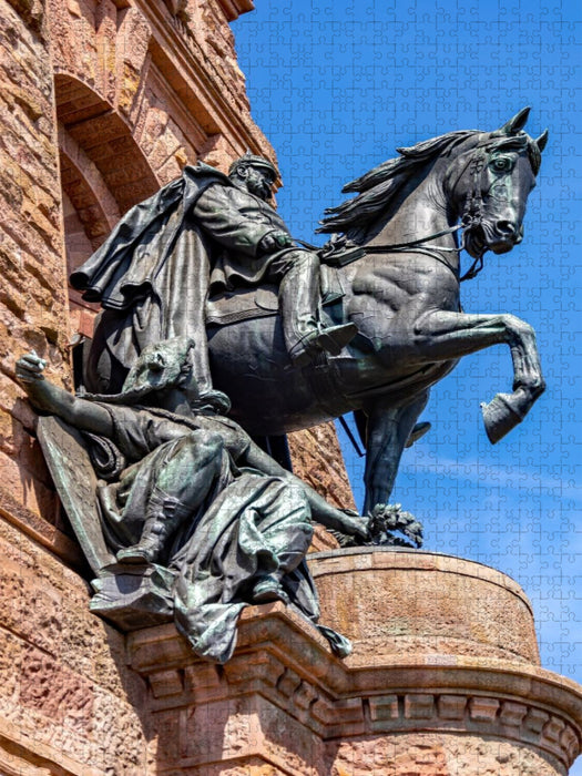 Reiterstandbild des Hohenzollernkaisers Wilhelm I. - CALVENDO Foto-Puzzle'