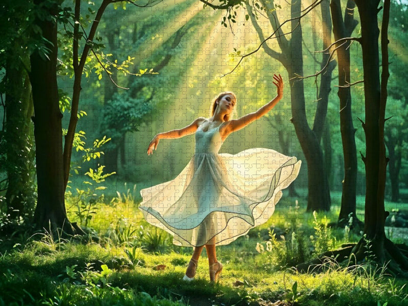 Waldes Atem, leicht wie Tanz - CALVENDO Foto-Puzzle'