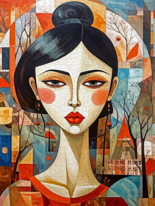 Shizuka und der Garten - CALVENDO Foto-Puzzle'