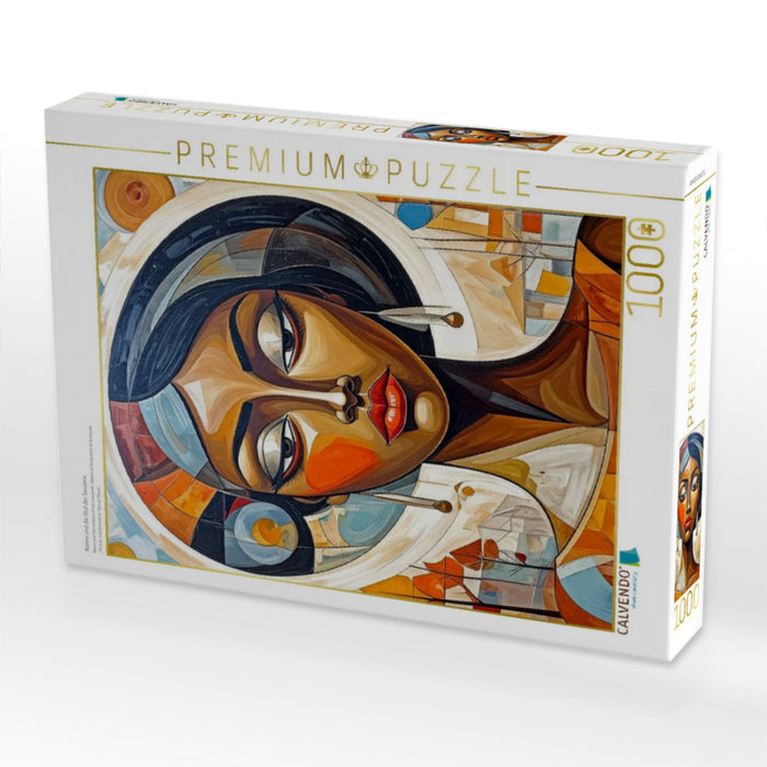 Naomi und die Glut der Savanne - CALVENDO Foto-Puzzle'