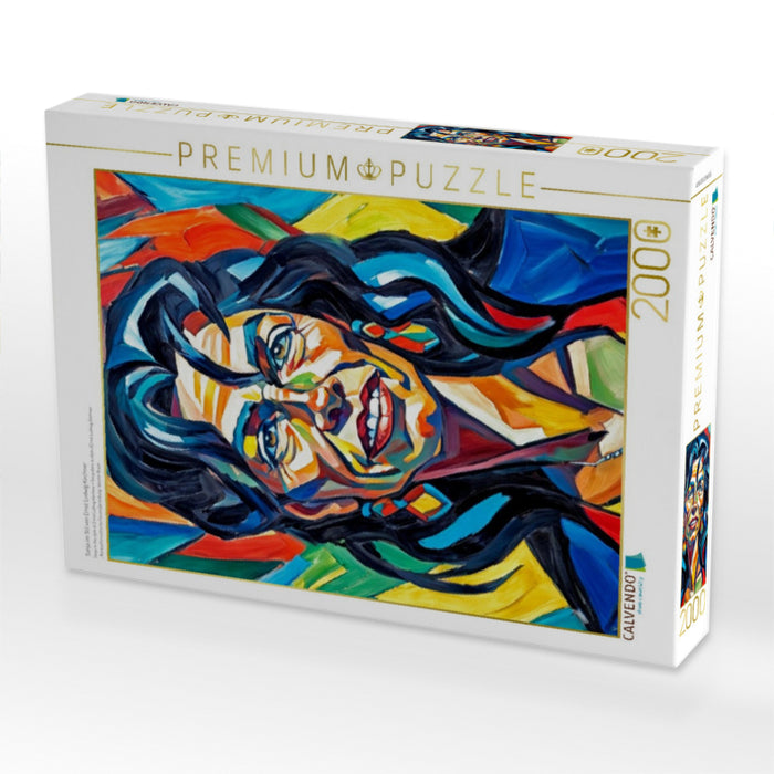Sonja im Stil von Ernst Ludwig Kirchner - CALVENDO Foto-Puzzle'