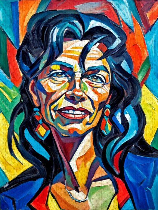 Sonja im Stil von Ernst Ludwig Kirchner - CALVENDO Foto-Puzzle'