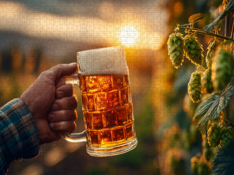 Ein Motiv aus dem Kalender Bier im Blut - Maß für Maß durchs Männerjahr - CALVENDO Foto-Puzzle'