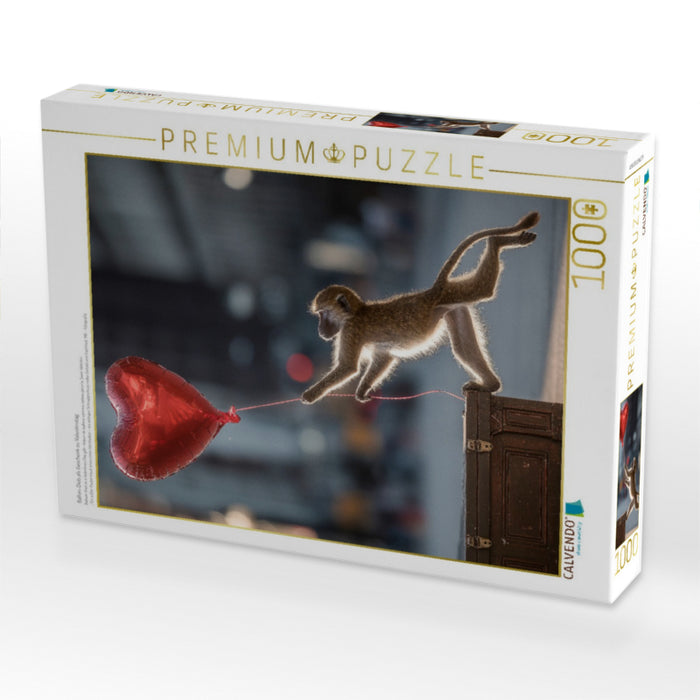 Ballon-Dieb als Geschenk zu Valentinstag - CALVENDO Foto-Puzzle'