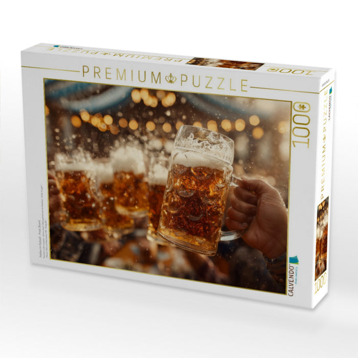 Freibier im Festzelt - Prost, Buam! - CALVENDO Foto-Puzzle'