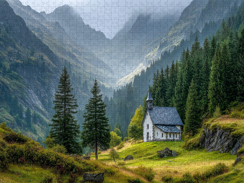 Meine Hilfe kommt vom Herrn, der Himmel und Erde gemacht hat. (Psalm 121,2) - CALVENDO Foto-Puzzle'