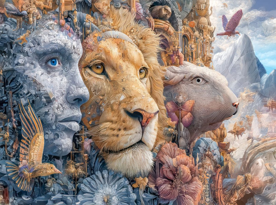 Seltsame Tiere - CALVENDO Foto-Puzzle'