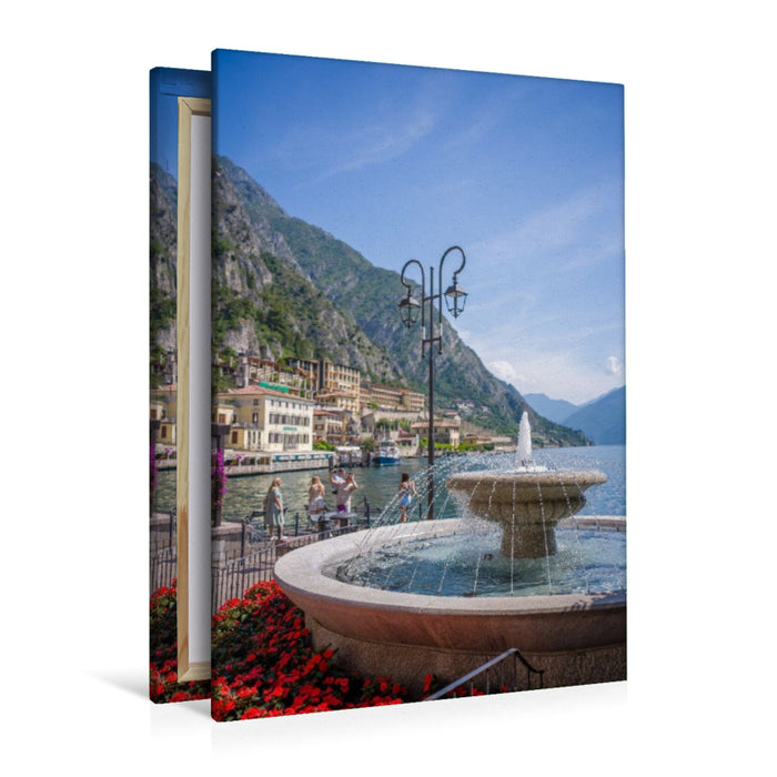 Premium Textil-Leinwand Limone sul Garda
