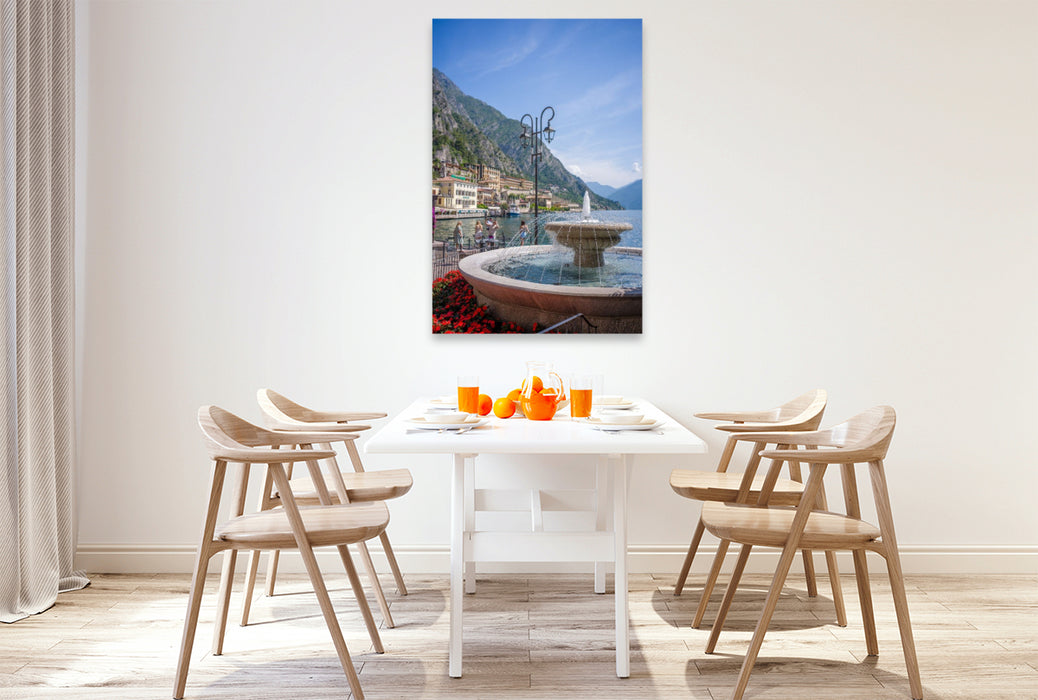 Premium Textil-Leinwand Limone sul Garda