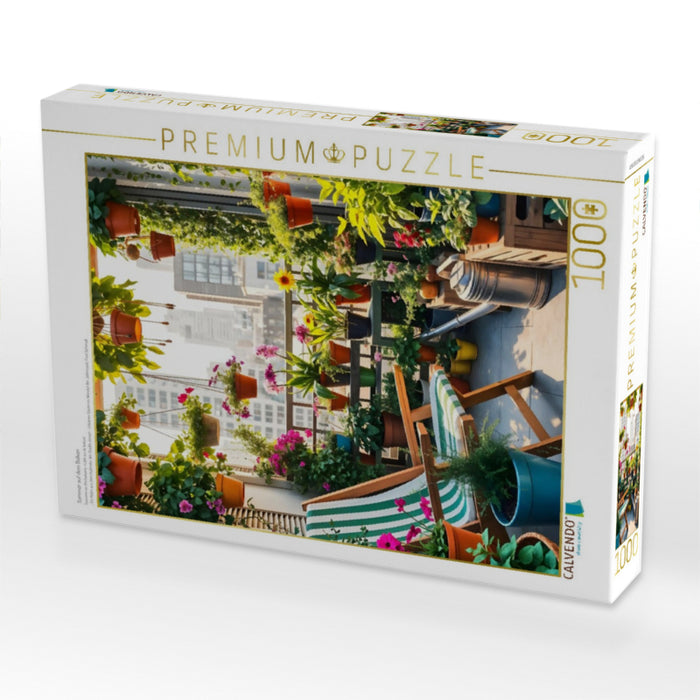Sommer auf dem Balkon - CALVENDO Foto-Puzzle'