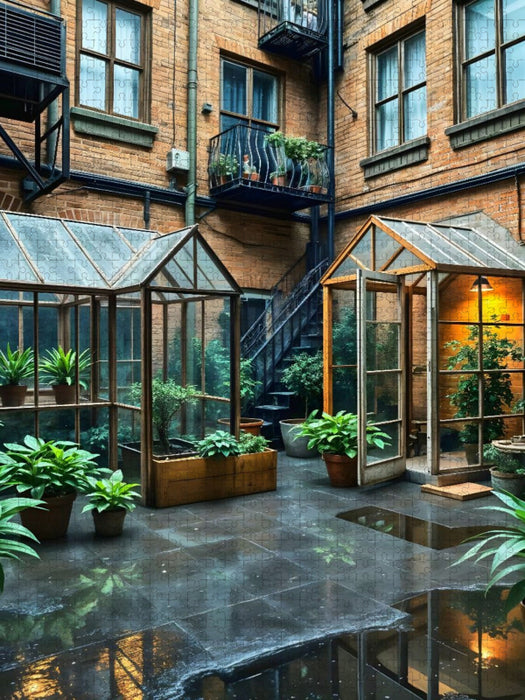 Frühling unter Glas - CALVENDO Foto-Puzzle'