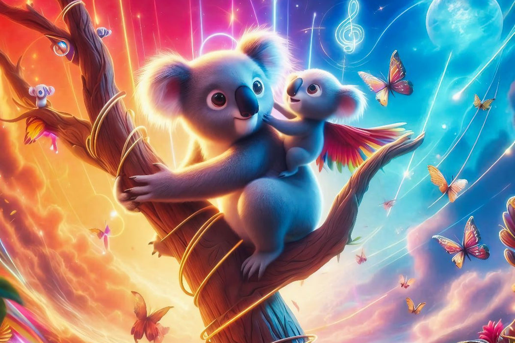 Premium Textil-Leinwand Wir haben die beste Aussicht