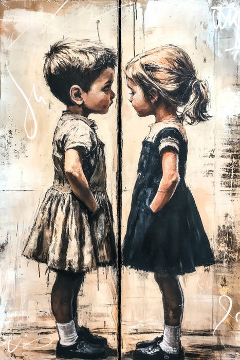 Premium Textil-Leinwand Ein Motiv aus dem Kalender Wenn Mauern sprechen könnten