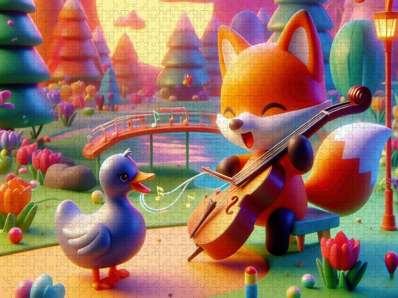 Ein Motiv aus dem Kalender Kunterbunte Kinderträume - CALVENDO Foto-Puzzle'