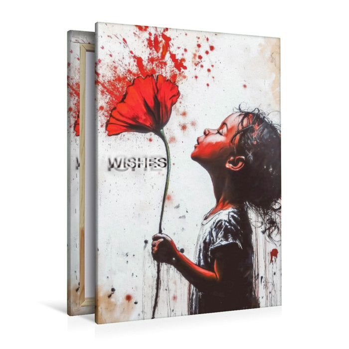 Premium Textil-Leinwand Ein Motiv aus dem Kalender Wenn Mauern sprechen könnten