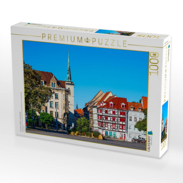 Domplatz mit Blick zur Marktstraße - CALVENDO Foto-Puzzle'
