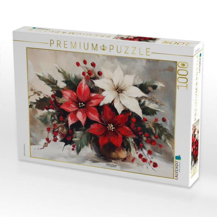 Weihnachtssterne - CALVENDO Foto-Puzzle'