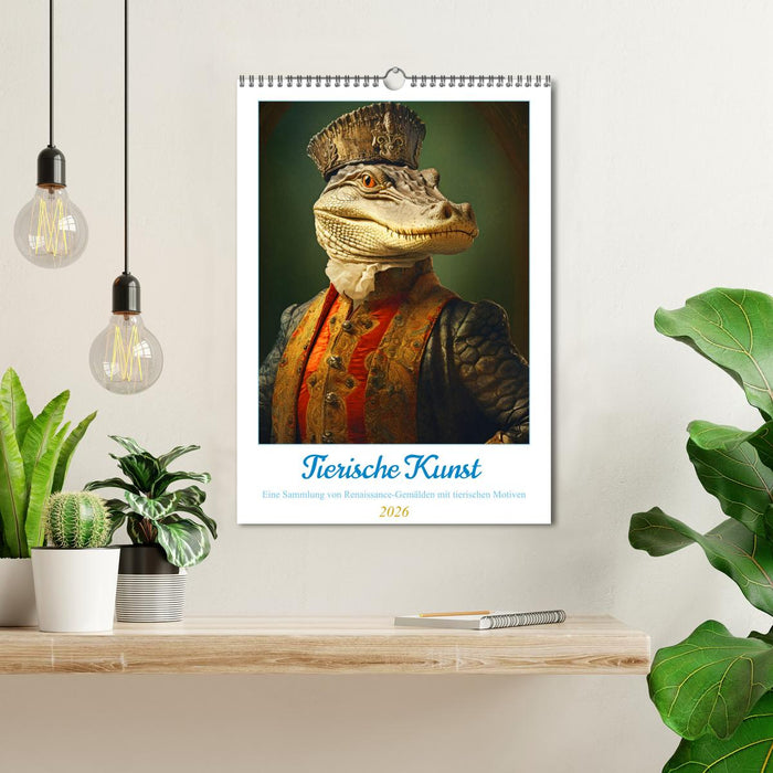 Animal Art - A Collection of Renaissance Paintings with Animal Motifs (CALVENDO Monthly Calendar 2026)