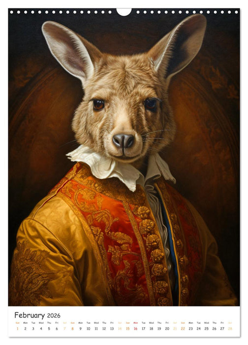 Animal Art - A Collection of Renaissance Paintings with Animal Motifs (CALVENDO Monthly Calendar 2026)