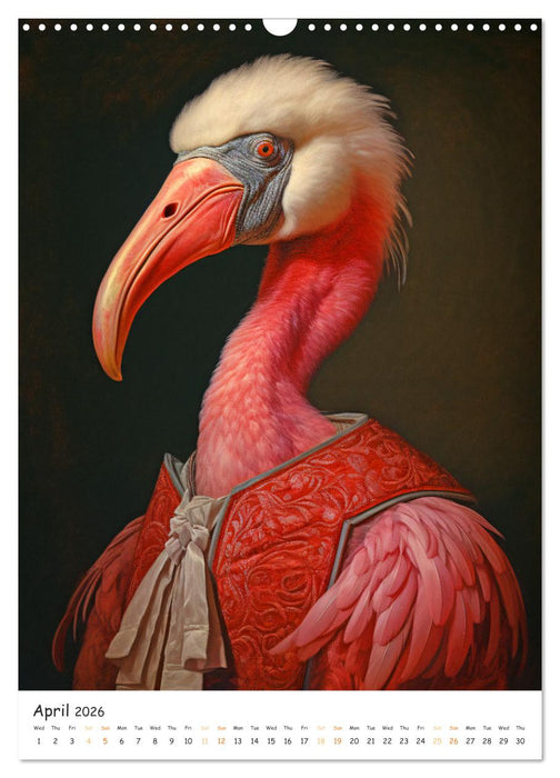 Animal Art - A Collection of Renaissance Paintings with Animal Motifs (CALVENDO Monthly Calendar 2026)