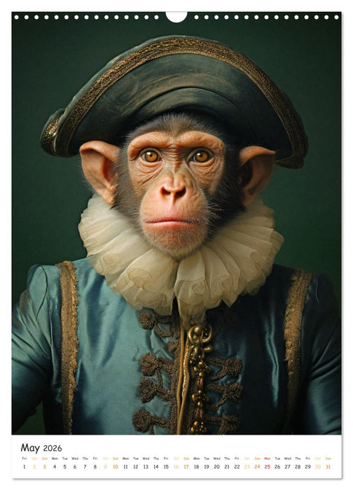 Animal Art - A Collection of Renaissance Paintings with Animal Motifs (CALVENDO Monthly Calendar 2026)