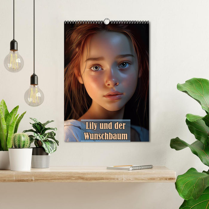 Lily and the wishing tree (CALVENDO Monthly Calendar 2026)