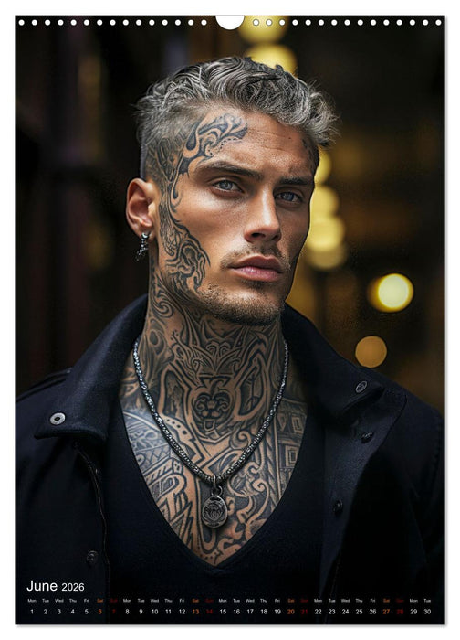 Tattoos art on the skin (CALVENDO Monthly Calendar 2026)