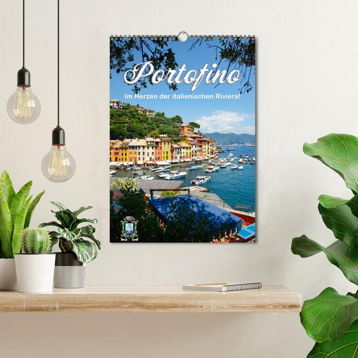 Portofino - In the heart of the Italian Riviera!!! (CALVENDO Monthly Calendar 2026)
