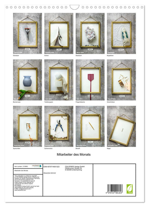 Employee of the month (CALVENDO Monthly Calendar 2026)