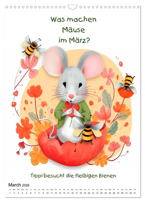 The gang of mice (CALVENDO Monthly Calendar 2026)