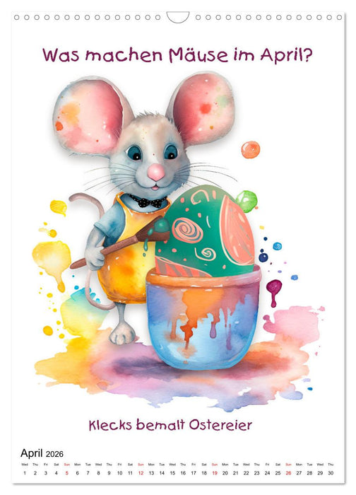 The gang of mice (CALVENDO Monthly Calendar 2026)