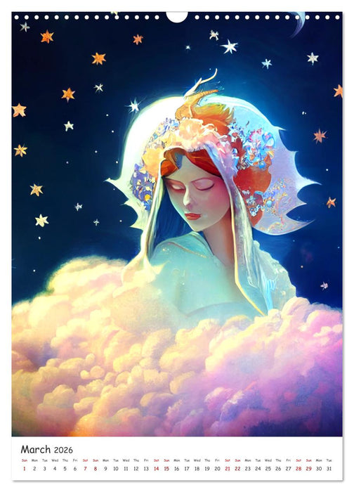 German fairy tales (CALVENDO Monthly Calendar 2026)