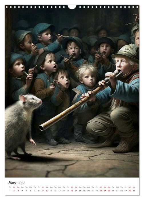 German fairy tales (CALVENDO Monthly Calendar 2026)