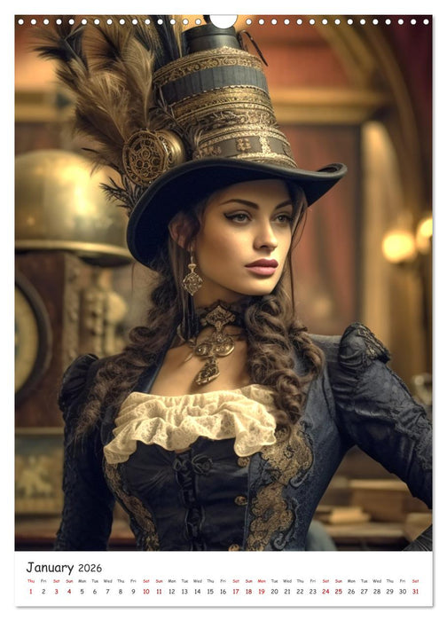 Full under steam: Steampunker (CALVENDO Monthly Calendar 2026)