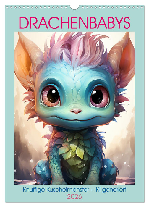 Dragon babies (CALVENDO Monthly Calendar 2026)