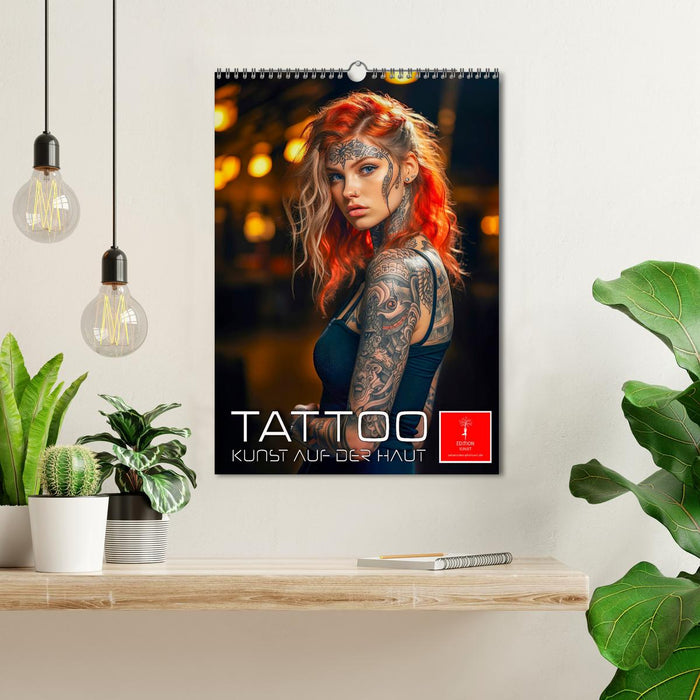 Tattoo art on the skin (CALVENDO Monthly Calendar 2026)