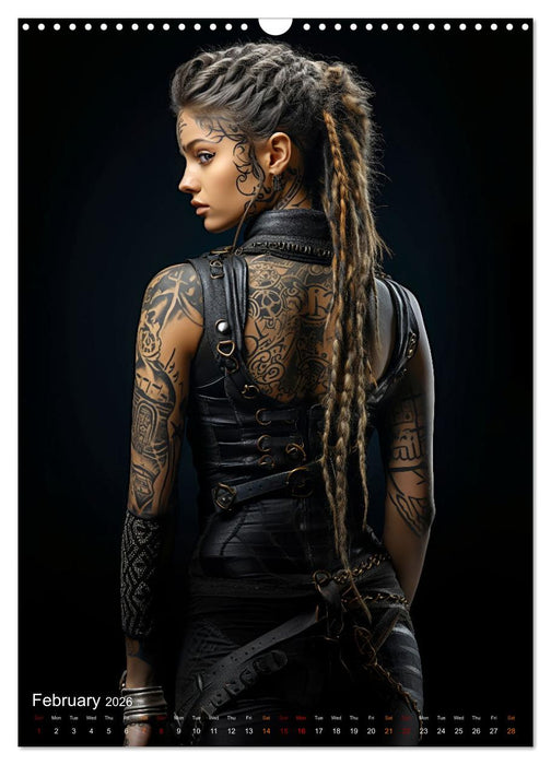 Tattoo art on the skin (CALVENDO Monthly Calendar 2026)