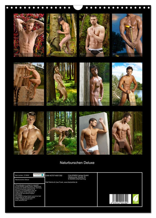 Nature boys deluxe (CALVENDO Monthly Calendar 2026)