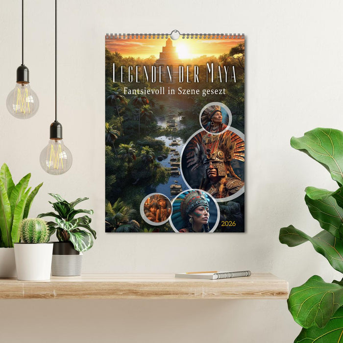 Legends of the Maya (CALVENDO Monthly Calendar 2026)