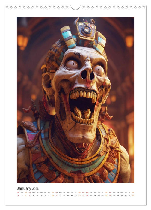 All crazy mummies (CALVENDO Monthly Calendar 2026)
