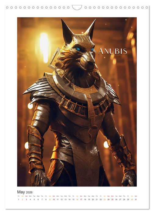 Aegean gods (CALVENDO Monthly Calendar 2026)