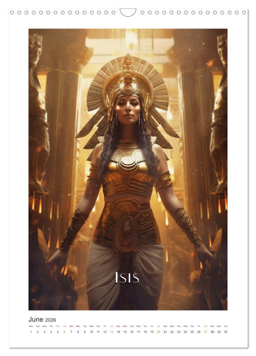 Aegean gods (CALVENDO Monthly Calendar 2026)