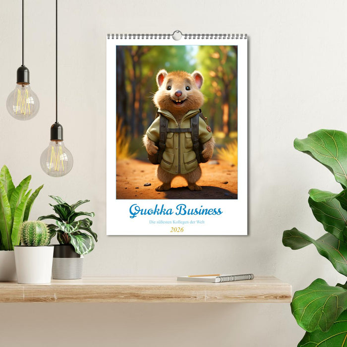 Quokka Business - The sweetest colleagues in the world (CALVENDO Monthly Calendar 2026)