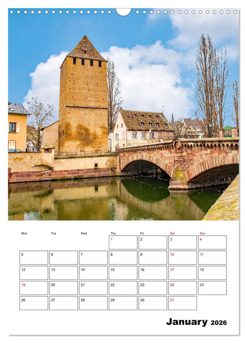 Elsass - Impressionen (CALVENDO Monthly Calendar 2026)