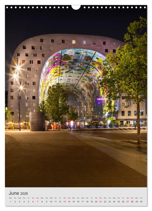 ROTTERDAM Impressions by day and night (CALVENDO Monthly Calendar 2026)