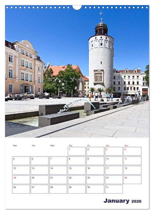 GÖRLITZ - Jewel in Lusatia (CALVENDO Monthly Calendar 2026)